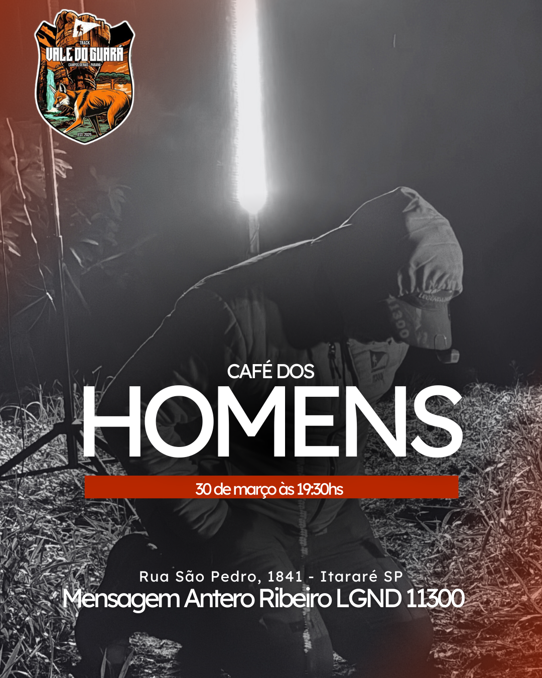 Imagem do evento Café do Homens com Antero LGND 11300