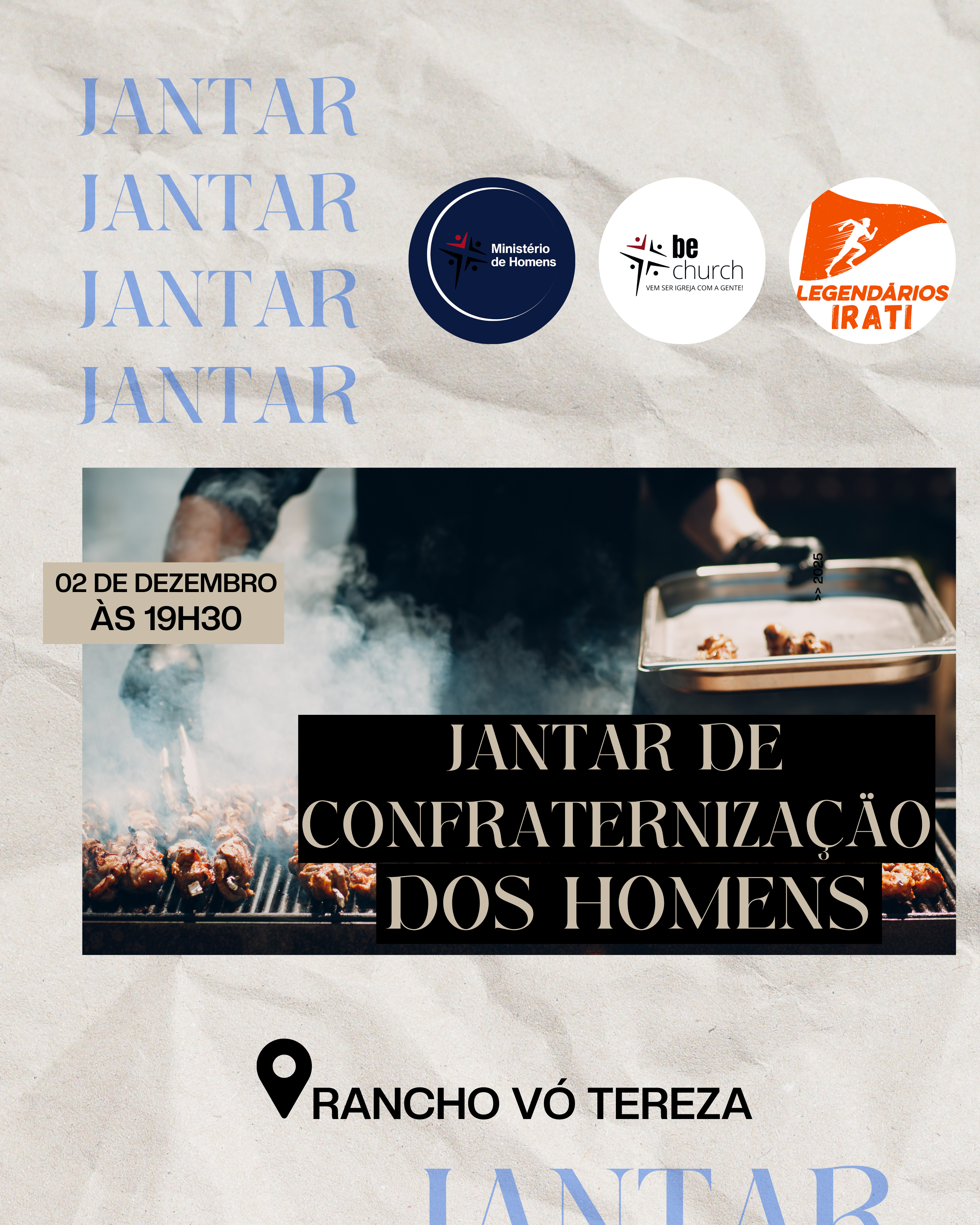 Imagem do evento JANTAR DE CONFRATERNIZAÇÃO DOS HOMENS